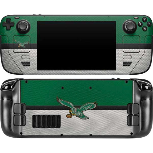 NFL Philadelphia Eagles Vintage Steam Deck Handheld Gaming Computer Skin